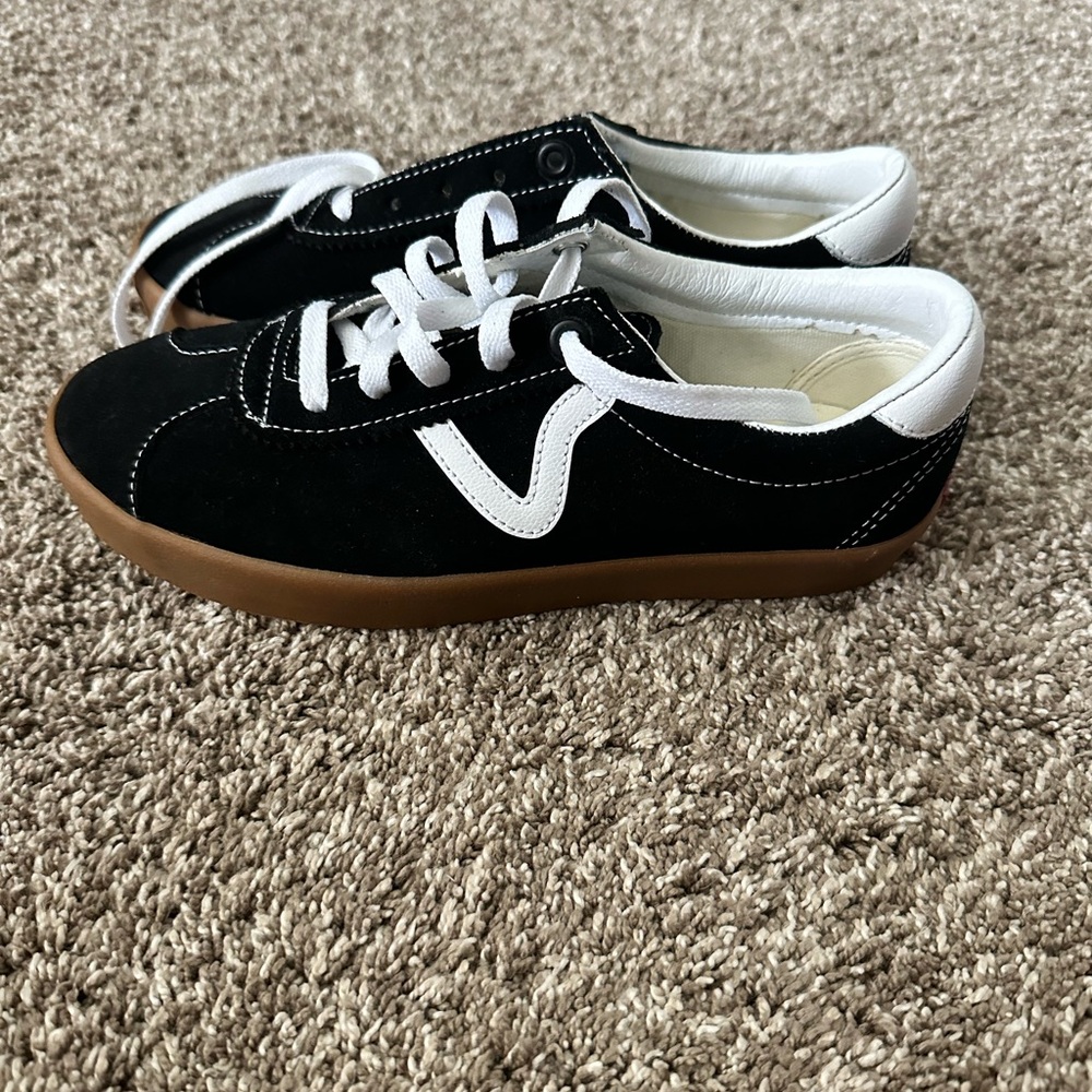 Vans Black and White Sneakers